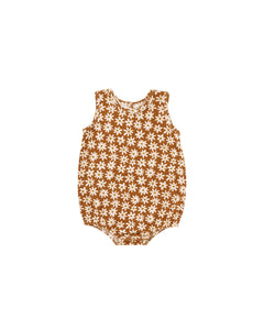 Rylee + Cru - Bubble Romper - Daisy - Rust