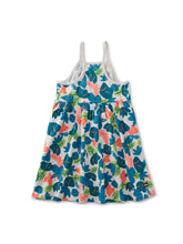 Load image into Gallery viewer, Tea Collection - Spaghetti Strap Trapeze Dress - Tropical Hibiscus