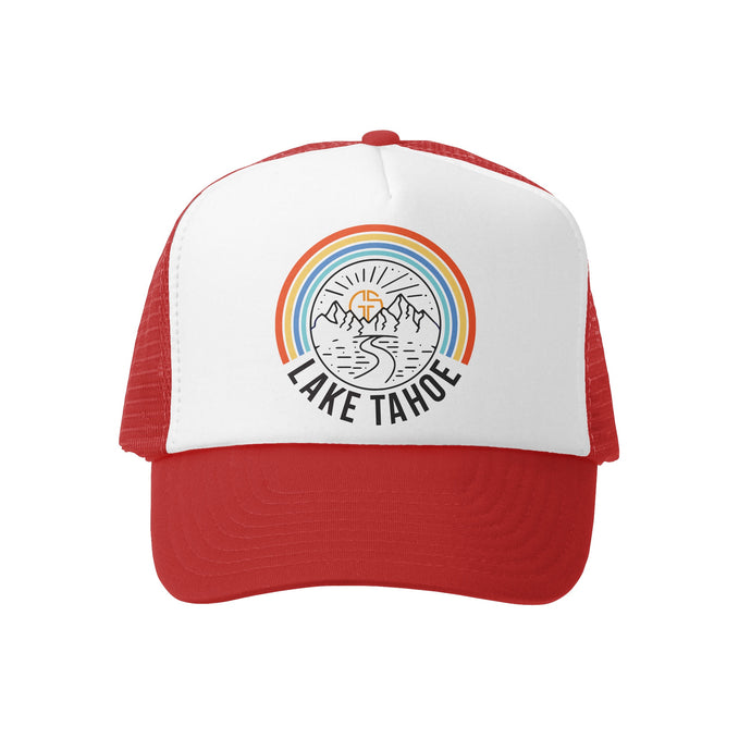 Grom Squad - Road Tripper Lake Tahoe Hat - Red/White