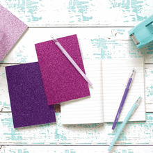 Load image into Gallery viewer, Ooly - Oh My Glitter! Notebooks: Amethyst &amp; Rhodolite - Set of 3