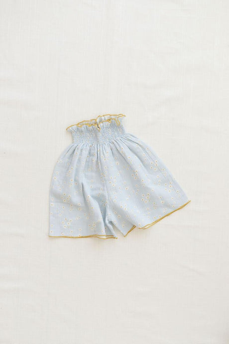 Fin & Vince - Organic Smocked Culotte - Daisy Fields