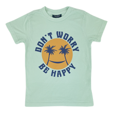 Load image into Gallery viewer, Tiny Whales - Don&#39;t Worry S/S Tee - Seafoam