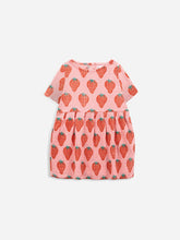 Load image into Gallery viewer, BOBO CHOSES - Strawberry All Over Woven Dress - Pink