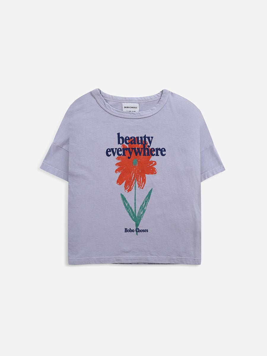 BOBO CHOSES - Petunia Short Sleeve Tee - Lavender