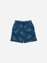 Load image into Gallery viewer, BOBO CHOSES - Bicycle All Over Bermuda Shorts - Prussian Blue