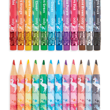 Load image into Gallery viewer, Ooly - Unique Unicorns Erasable Colored Pencils - Set of 12