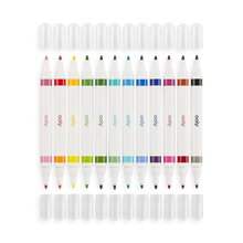 Load image into Gallery viewer, Drawing Duet Dbl Ended Markers -Set of 12 / 24 Colors