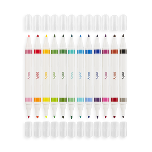 Drawing Duet Dbl Ended Markers -Set of 12 / 24 Colors