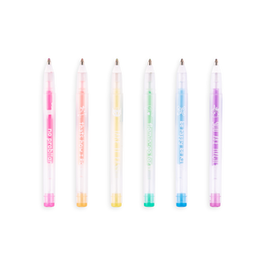 Ooly - Funtastic Friends Scented Colored Mini Gel Pens - Set of 6