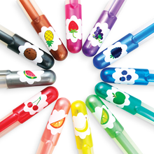 Load image into Gallery viewer, Yummy Yummy Scented Colored Glitter Pens - Set of 12