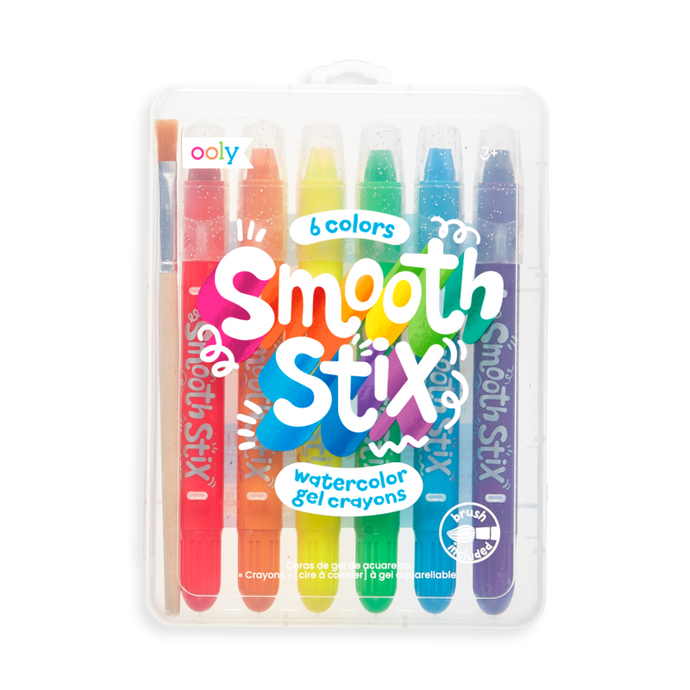 Smooth Stix Watercolor Gel Crayons - Set of 6
