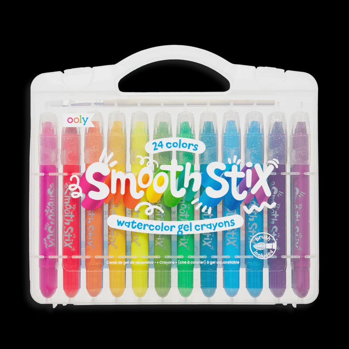 Ooly - Smooth Stix Watercolor Gel Crayons - Set of 24