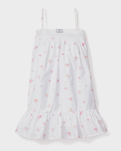 Petite Plume - Butterflies Lily Nightgown - White