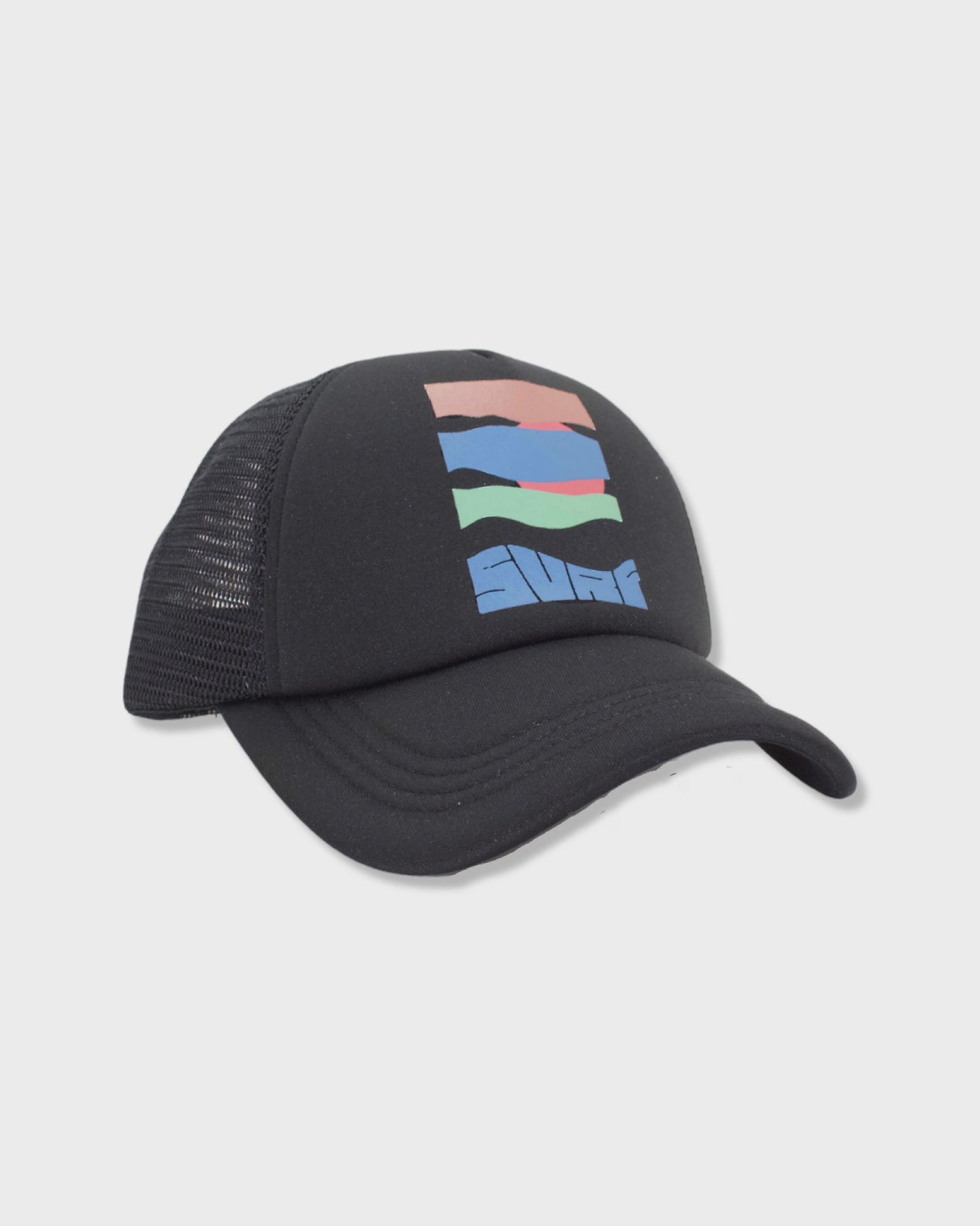 Feather 4 Arrow - Surf Trucker Hat/Black