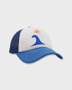 Feather 4 Arrow - Twin Peaks Trucker Hat/ Seaside Blue/ White