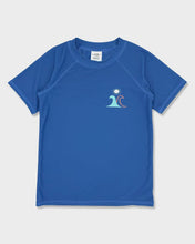 Load image into Gallery viewer, Feather 4 Arrow - Twin Peaks S/S Rash Top - Seaside Blue