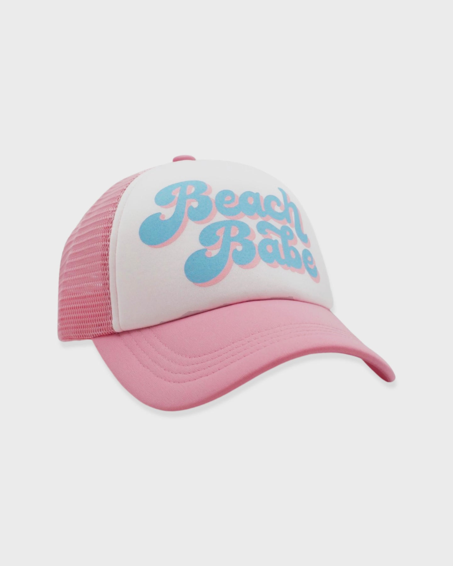 Feather 4 Arrow - Beach Babe Trucker Hat/ Fairy Tale Pink