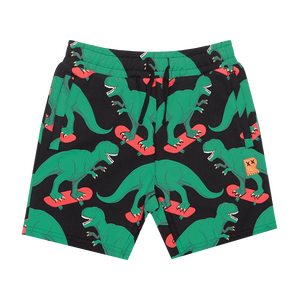 Rock Your Baby - Dino Skater Shorts - Multicolored