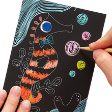 Load image into Gallery viewer, Ooly - Mini Scratch &amp; Scribble Art Kit - Friendly Fish