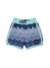 Load image into Gallery viewer, Feather 4 Arrow - Cosmic Waves Boardshort Baby - Navy