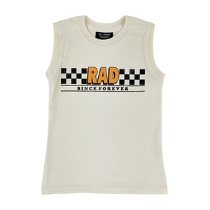 Tiny Whales - RAD Muscle Tee - Natural