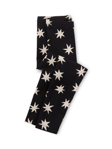 Tea Collection - Printed Leggings - Lucky Star in Black
