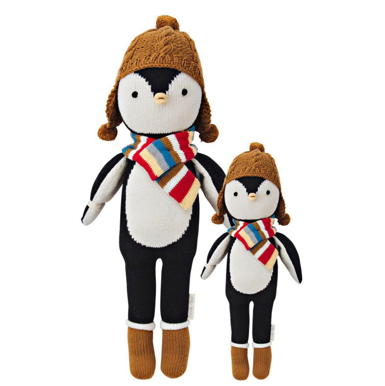 Cuddle + Kind - Everest the Penguin Hand Knit Doll - Little 13