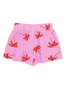 Feather 4 Arrow - Maya Short - Pink Sketchy Palm