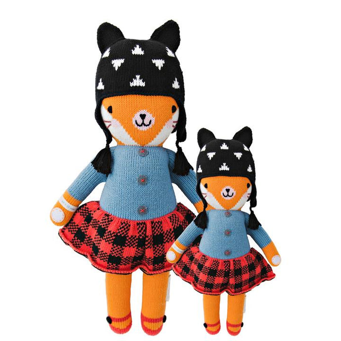 Cuddle + Kind - Sadie the Fox Hand Knit Doll - Little 13
