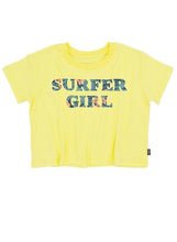 Load image into Gallery viewer, Feather 4 Arrow - Surfer Girl Crop Tee - Banana Yellow