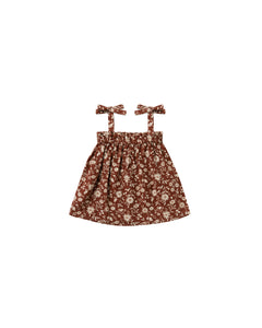 Rylee + Cru - Remi Top - Wild Floral - Redwood