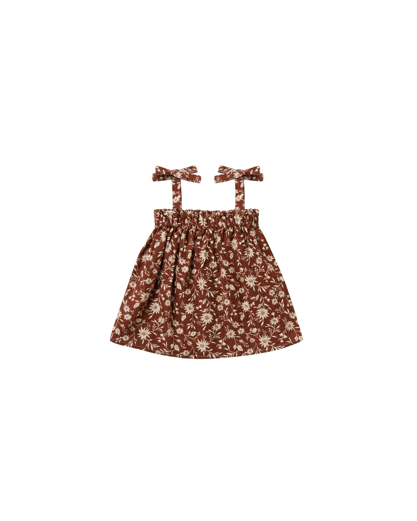 Rylee + Cru - Remi Top - Wild Floral - Redwood