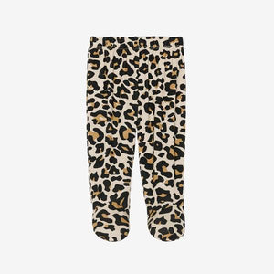 Posh Peanut - Lana Leopard Tan - Ruffled Kimono Set