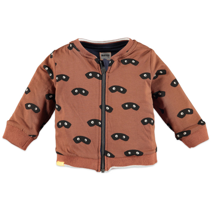 Babyface - Organic Raccoons Reversible Jacket - Navy