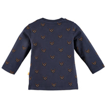 Load image into Gallery viewer, Babyface - Organic Baby Raccoons Long Sleeve Top - Navy