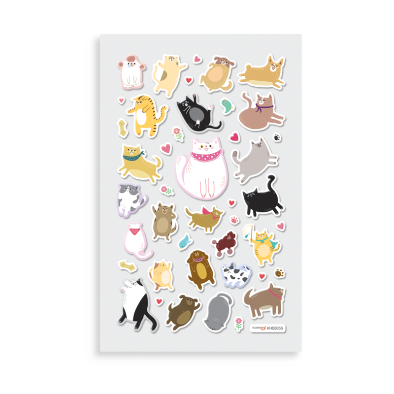 Ooly - Itsy Bitsy Stickers - Puffy Pets