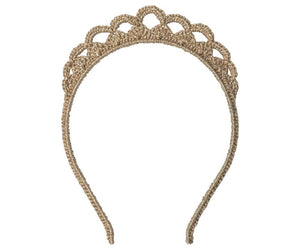 Maileg Hairband Tiara in Keepsake Box  - Gold