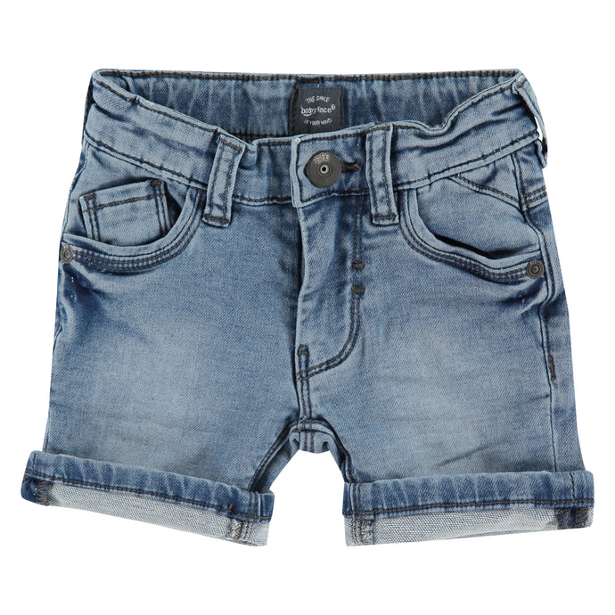 Babyface - Boys Jogg Jean Shorts - Medium Blue Denim