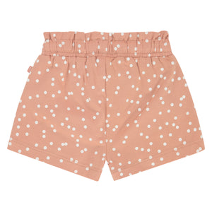 Babyface - Organic Baby Girls Polka Dot Short - Rosewood