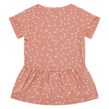 Load image into Gallery viewer, Babyface - Organic Baby Girls Polka Dot Dress - Rosewood