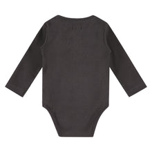 Load image into Gallery viewer, Babyface - Organic Baby Romper Long Sleeve - Ebony