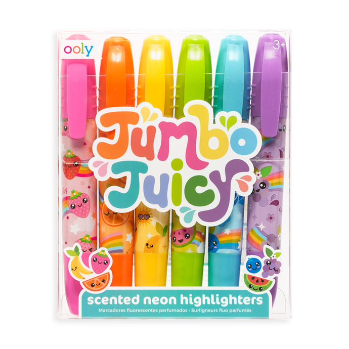 Ooly - Jumbo Juicy Scented Highlighters - Set of 6
