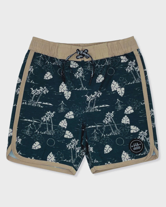 Feather 4 Arrow - Islander Boardshort - Black