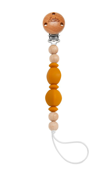 Soleil Pacifier Clip - Sunflower