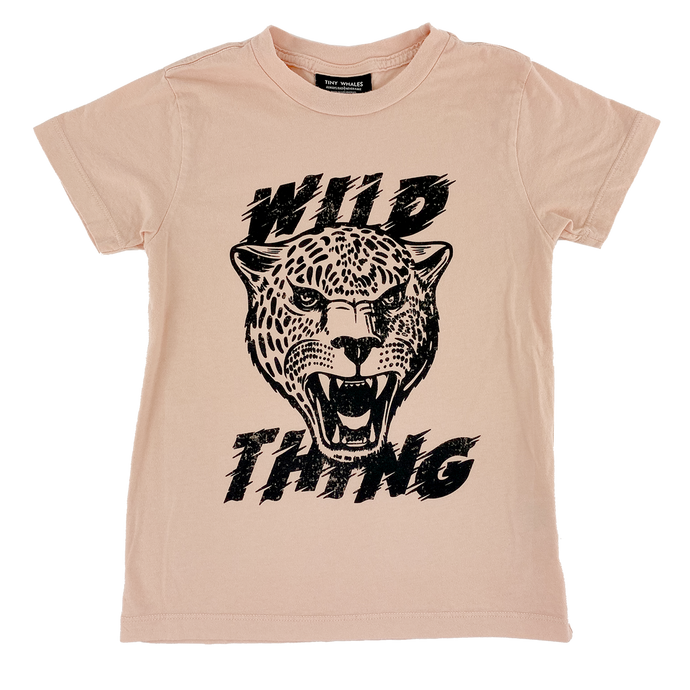 Tiny Whales - Wild Thing S/S Tee - Grapefruit