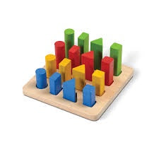 Plan Toys - Geometric Peg Board