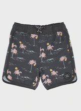 Load image into Gallery viewer, Feather 4 Arrow - Aloha Nights Boardshorts - Washed Black