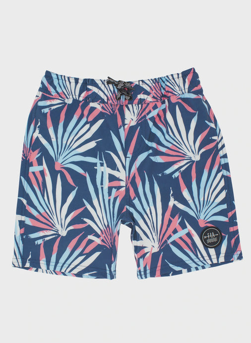 Feather 4 Arrow - Palm Daze Boardshorts - Navy