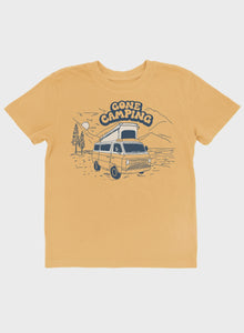 Feather 4 Arrow - Gone Camping Vintage Tee - Gold Dust
