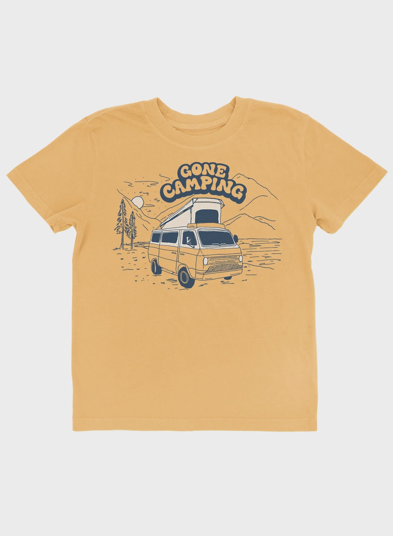 Feather 4 Arrow - Gone Camping Vintage Tee - Gold Dust